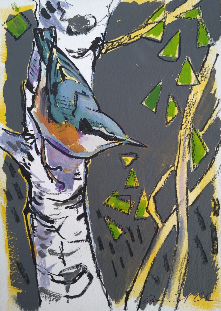 Artwork image titled: Nuthatch