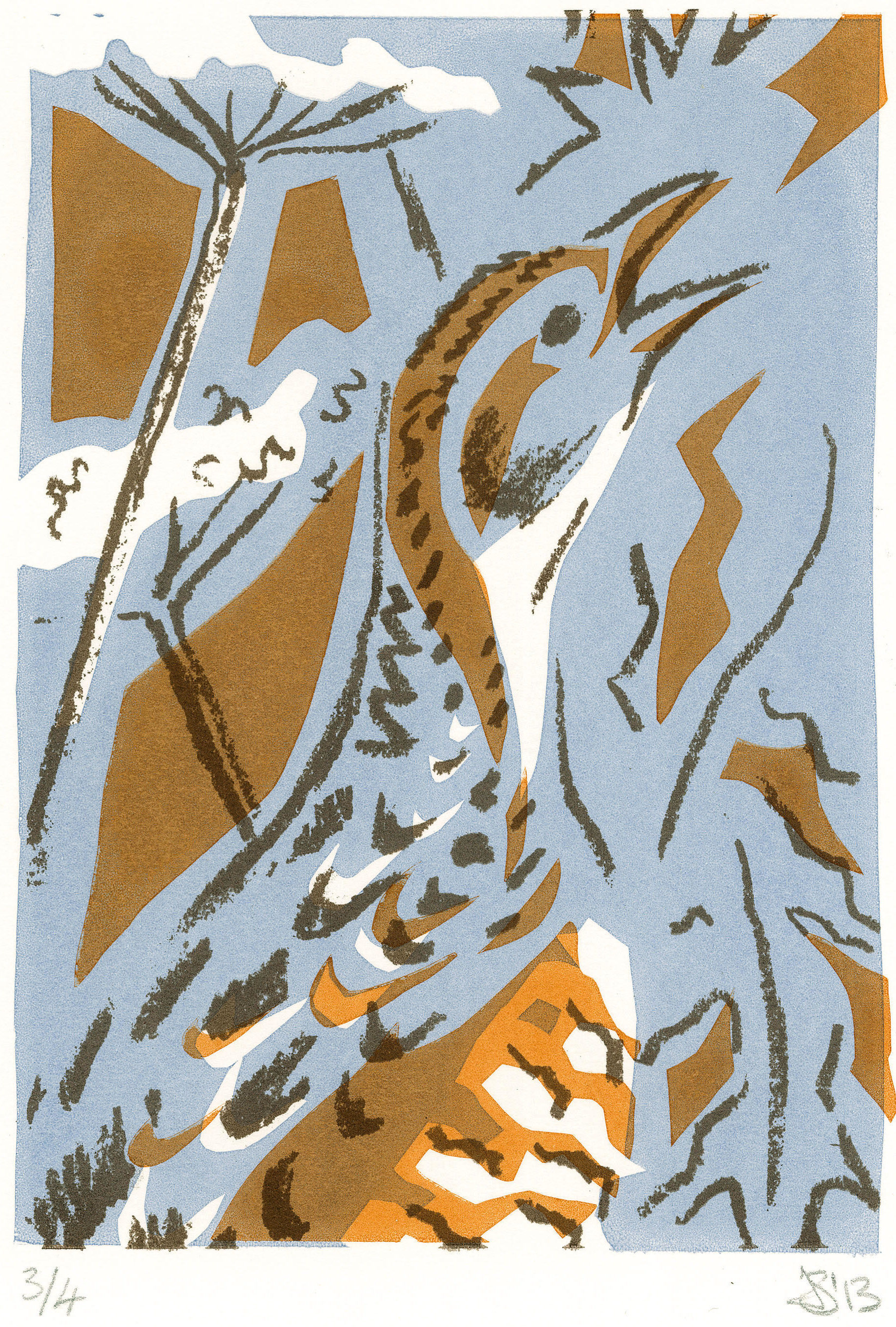   Corncrake, screen print, 