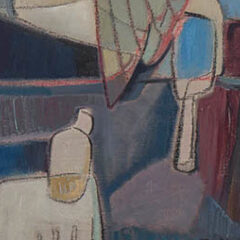 Lockwood rachel Movement and Shape of a Pool 82x128cm oil on linen
