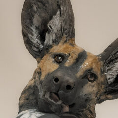 Mackman nick wild dog pup sculpture