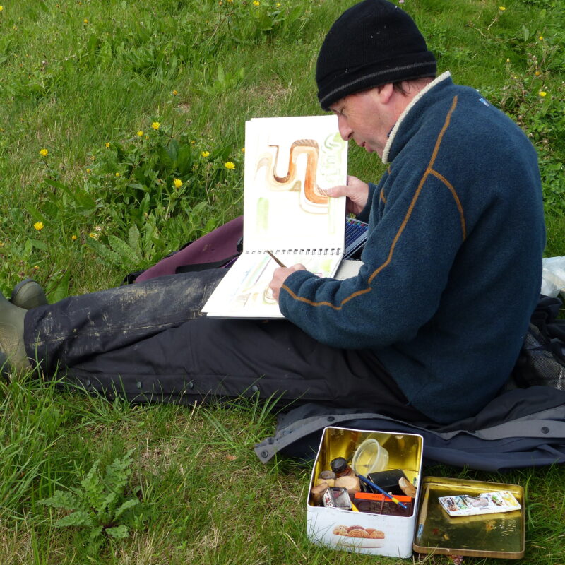  John Foker at work