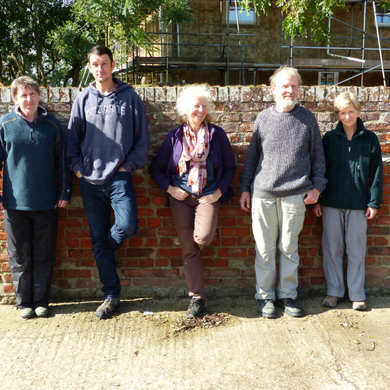   John Foker, Ben Woodhams, Carry Akroyd, Robert Greenhalf and Dafila Scott