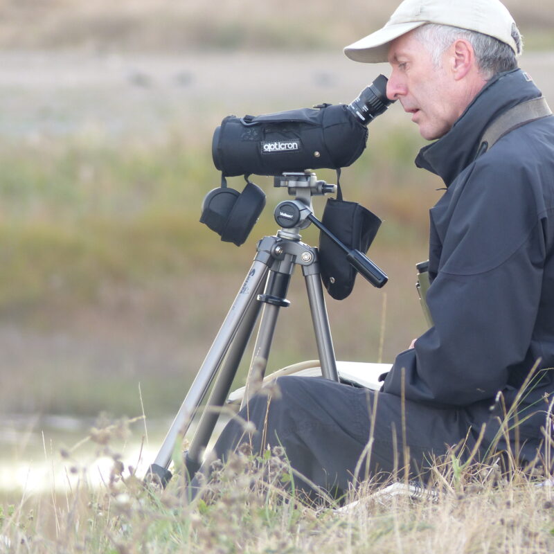   Richard Allen working in the field