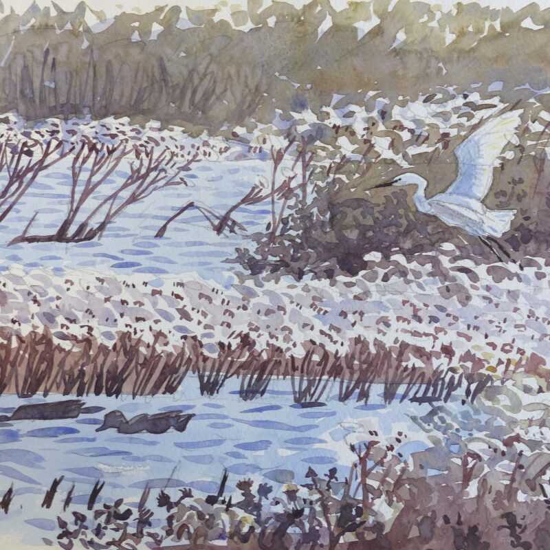   Atmospheric watercolour by Richard Allen