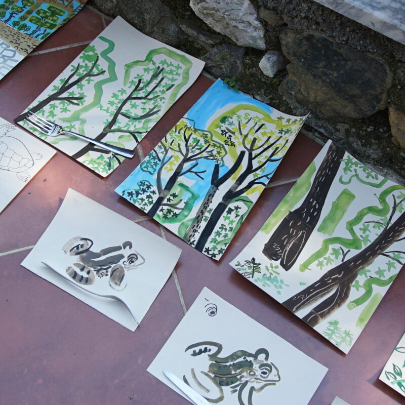   Some of Greg Poole's work  © Cengiz Tapan