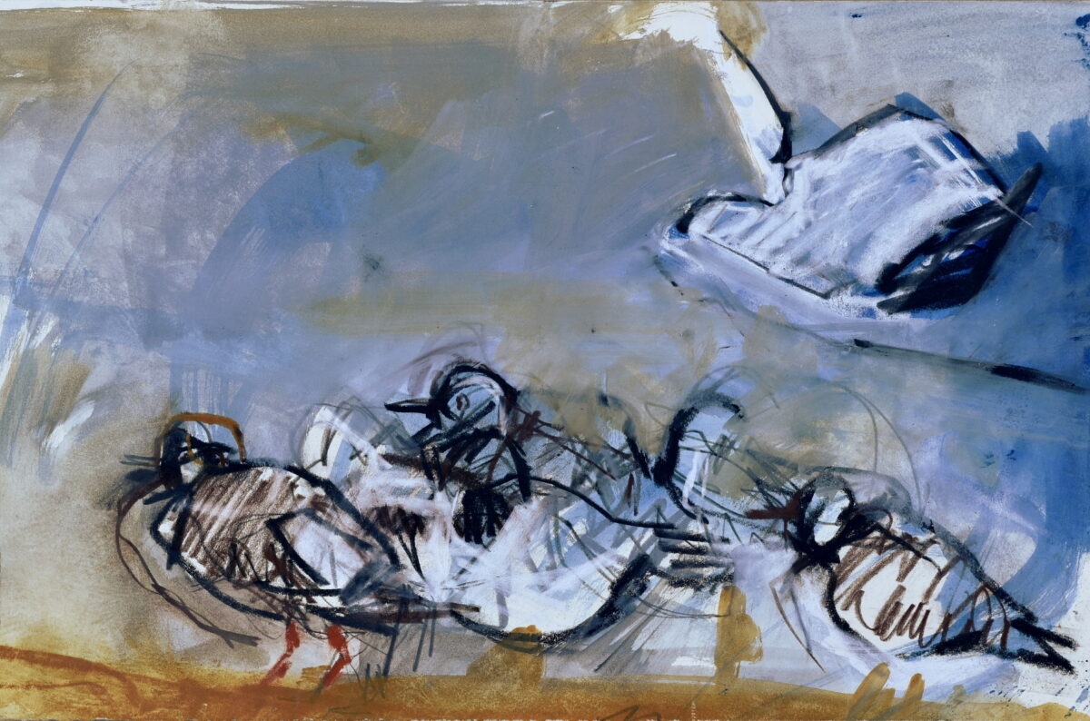 Artwork image titled: A Flurry of Turnstones