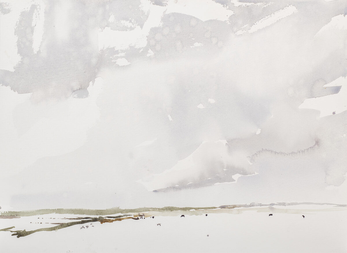 Artwork image titled: Border Cloud, Waddensea