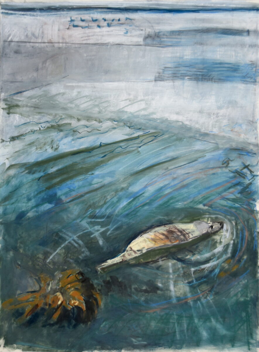 Artwork image titled: Mooching Seal