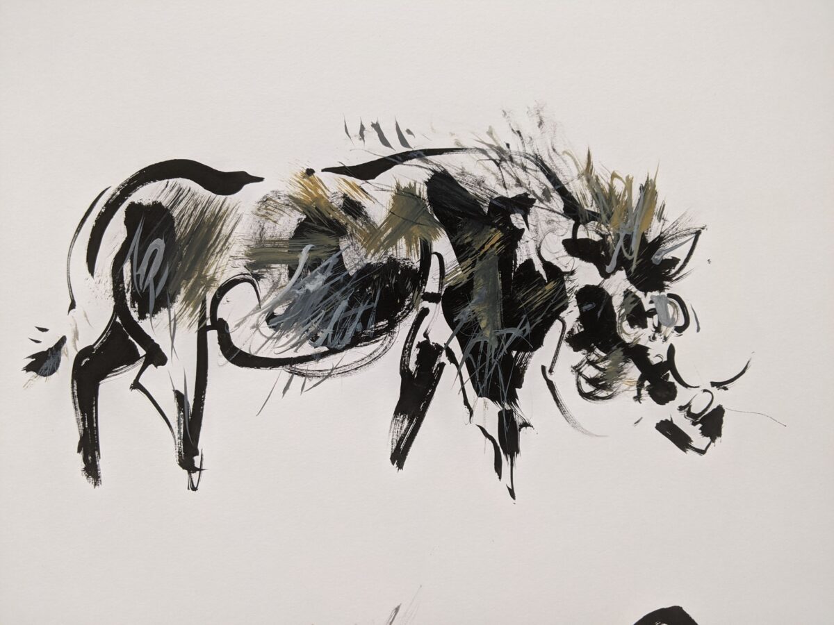Artwork image titled: Warthog