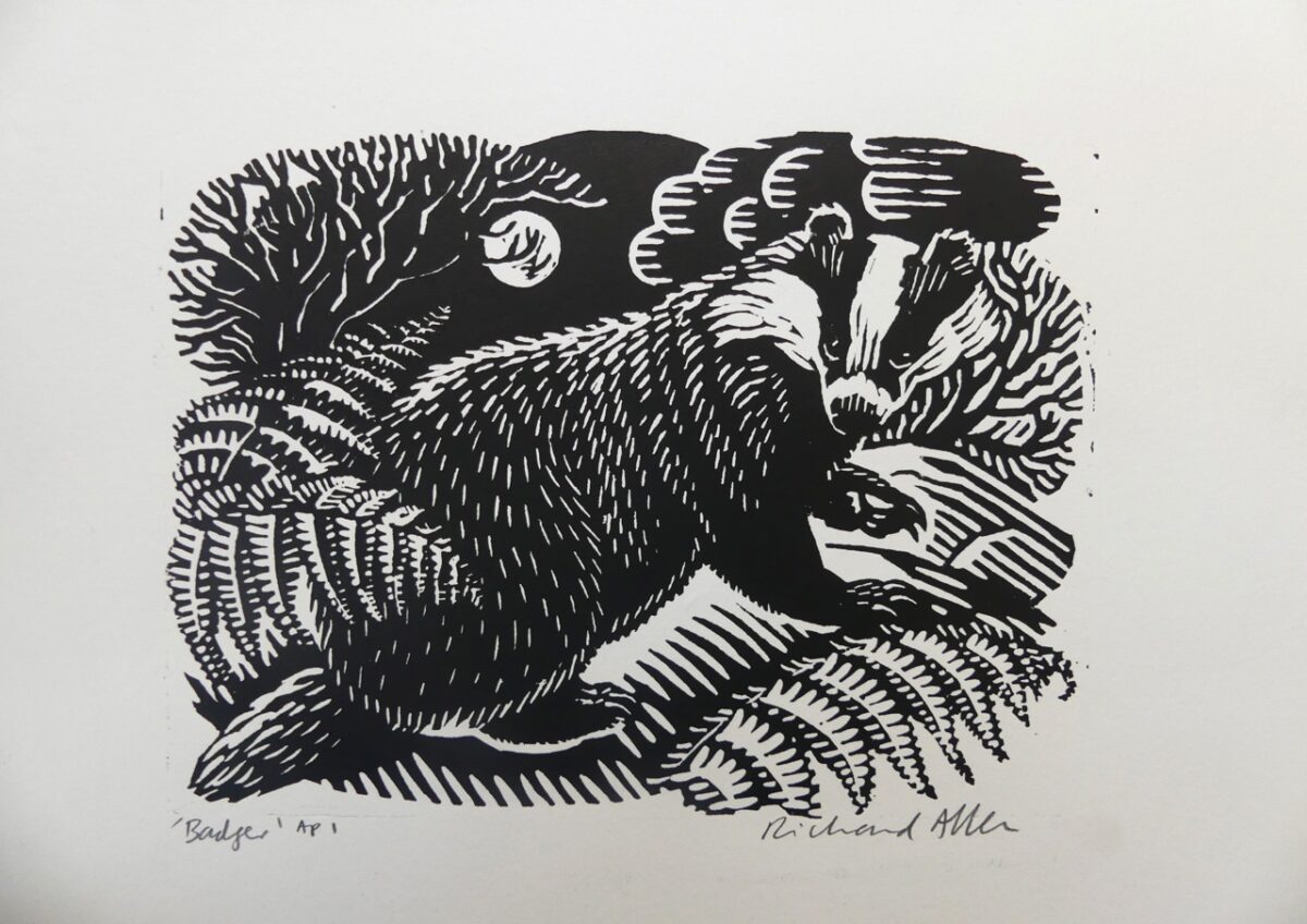 Artwork image titled: Badger