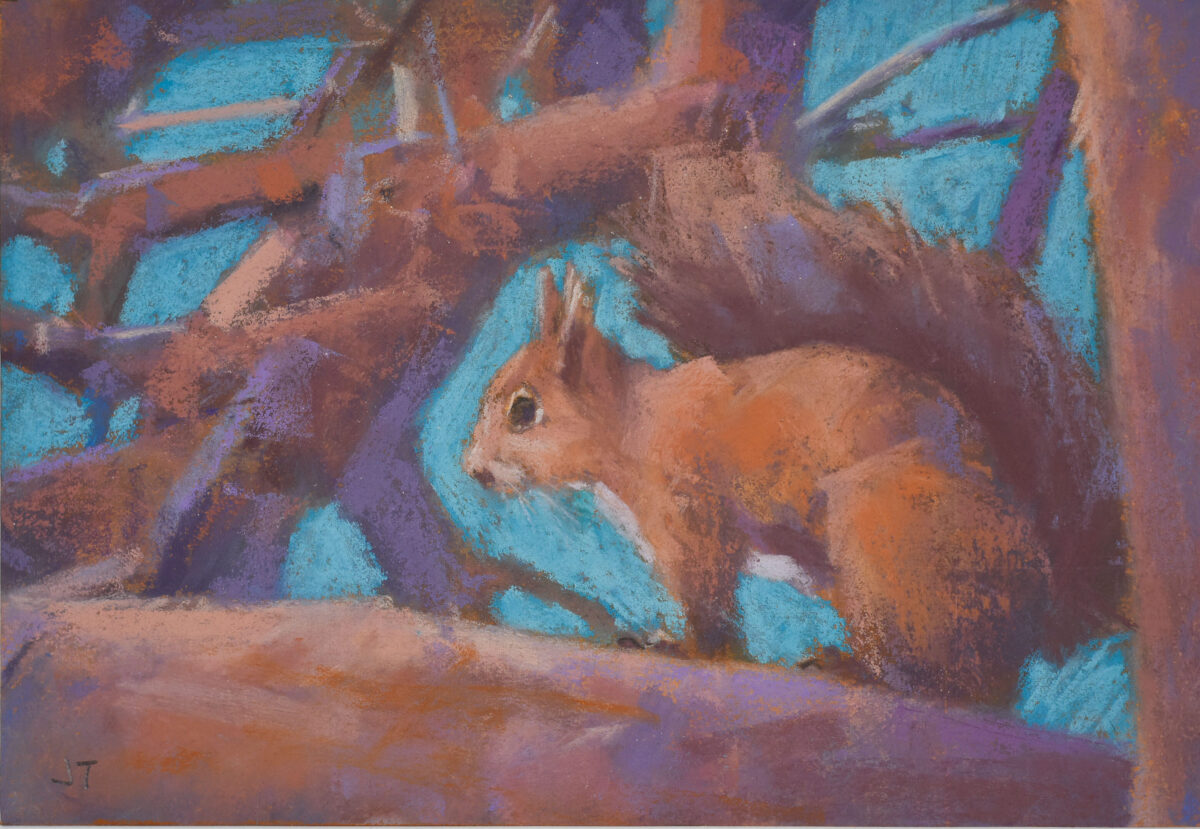 Artwork image titled: Red Squirrel