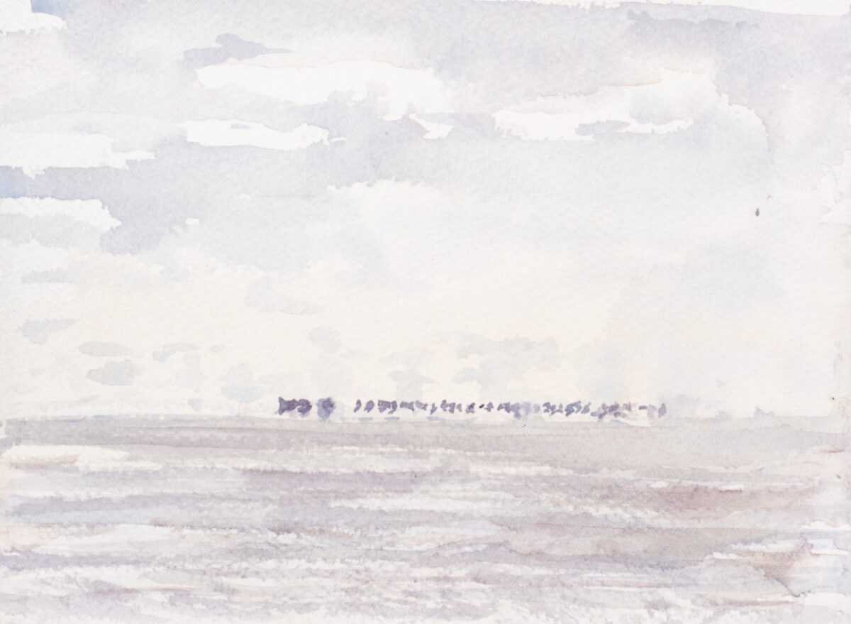 Artwork image titled: Wadden Sea III (border train)