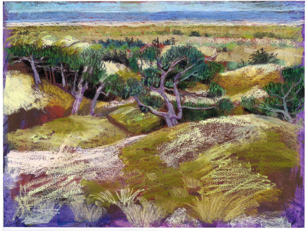Artwork image titled: Trees and dunes, Fanø