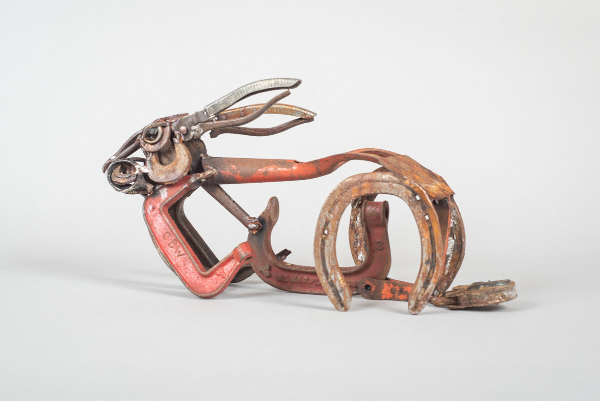 Artwork image titled: Red Hoe Hare